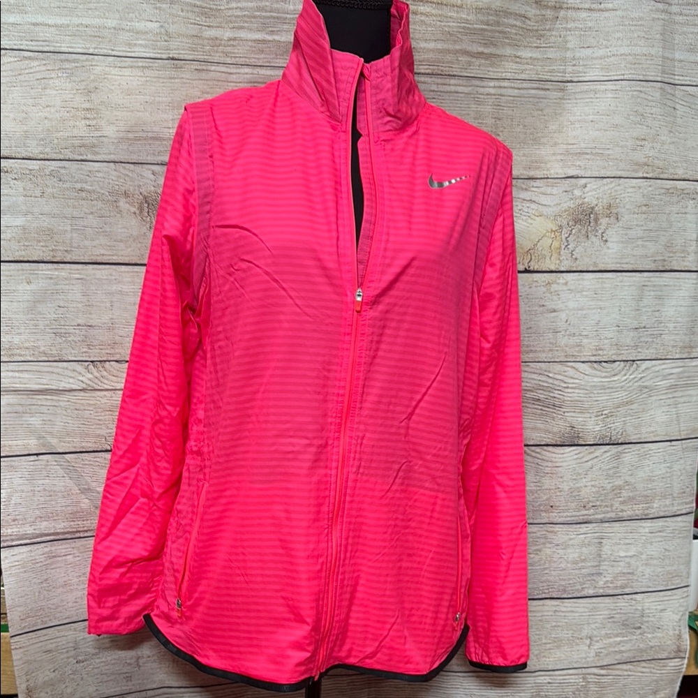 Nike Pink Golf Jacket Lightweight Performance